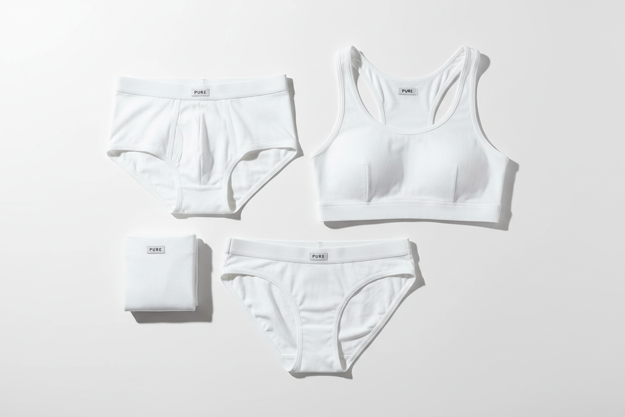 Cotton Essentials Set in White